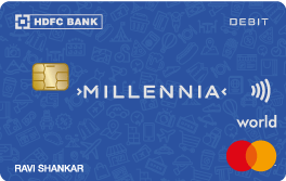 HDFC Bank Millennia Debit Card-fincards