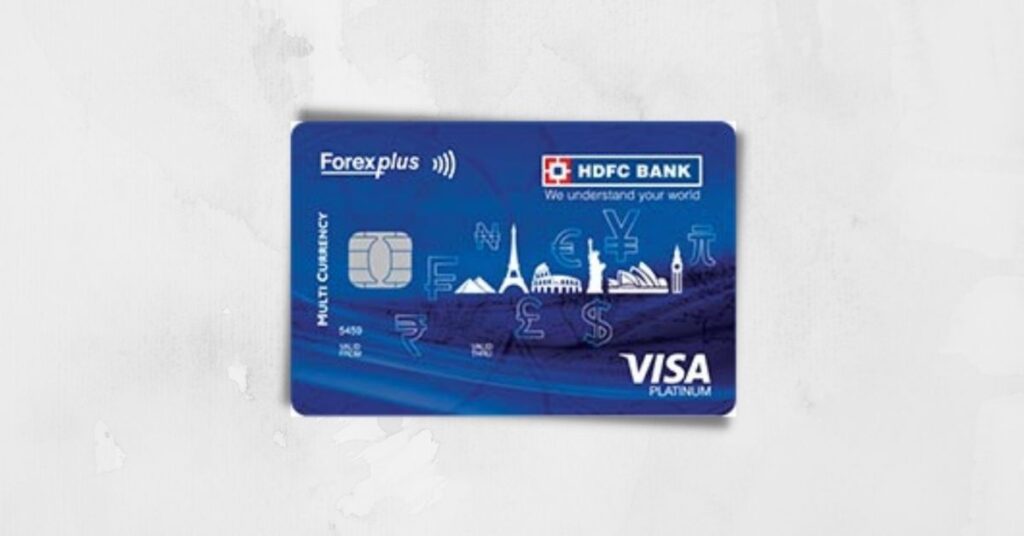 Image of HDFC Bank Multicurrency Platinum ForexPlus Chip Card