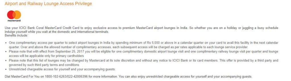 Airport Lounge Access- MasterCard