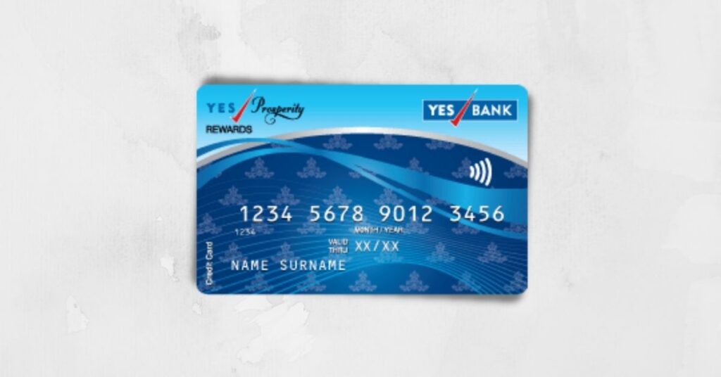 Image of Yes Bank Prosperity Rewards Credit Card