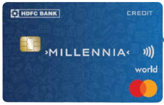 Image of HDFC Millenia Debit Card