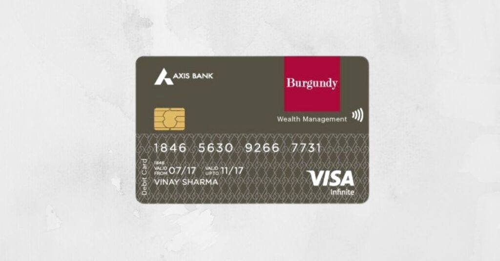 Image of Axis-Bank-Burgundy-Debit-Card