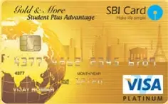 Image of SBI Student Plus Advantage card