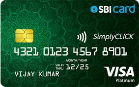 Image of SimplyCLICK SBI Credit Card