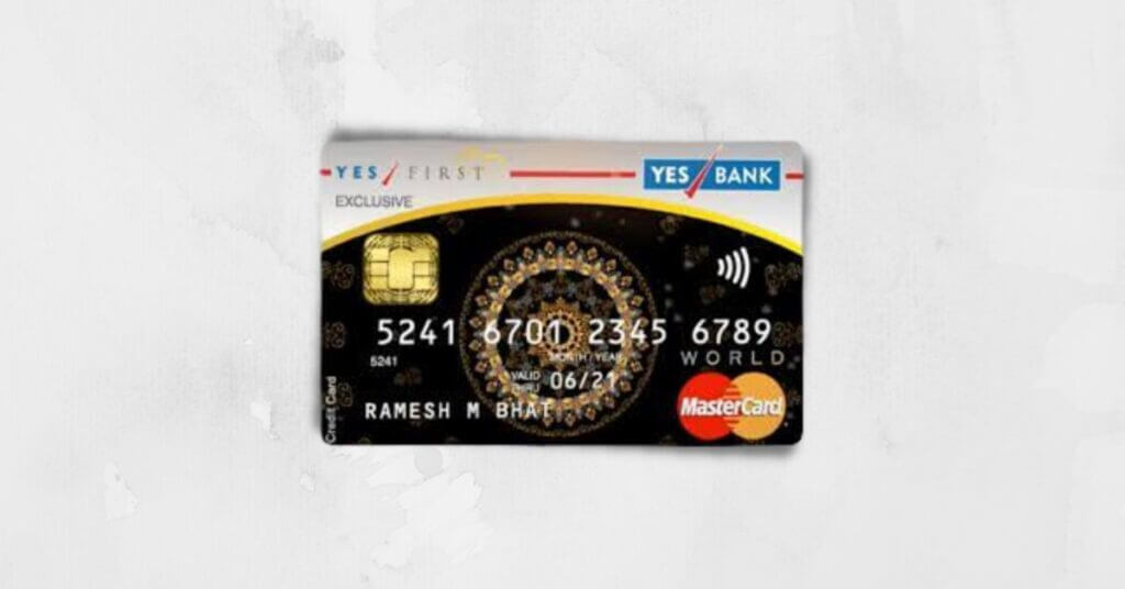 Featured Image of Yes First Exclusive Credit Card