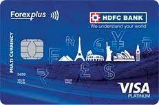 HDFC Multi-Currency Forex card