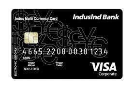 IndusInd Bank Multi-Currency Card