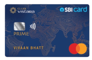 Club Vistara SBI Card PRIME 