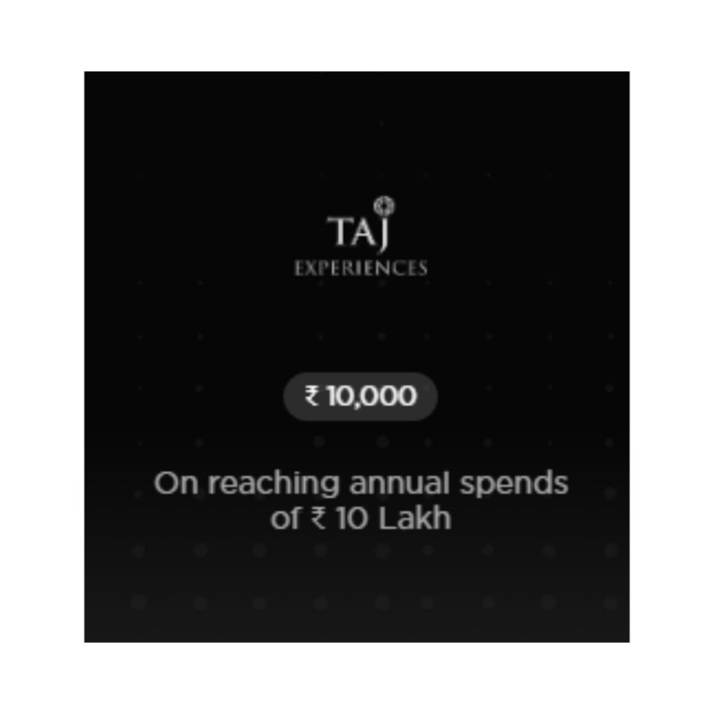 SBI Aurum Milestone Vouchers - Taj Experiences